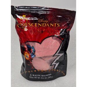 Disney Descendants Rise Of Red 5 Bath Bombs Scented Relaxation Spa Gift Set